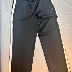 Fila Men's Black Joggers with White Accents